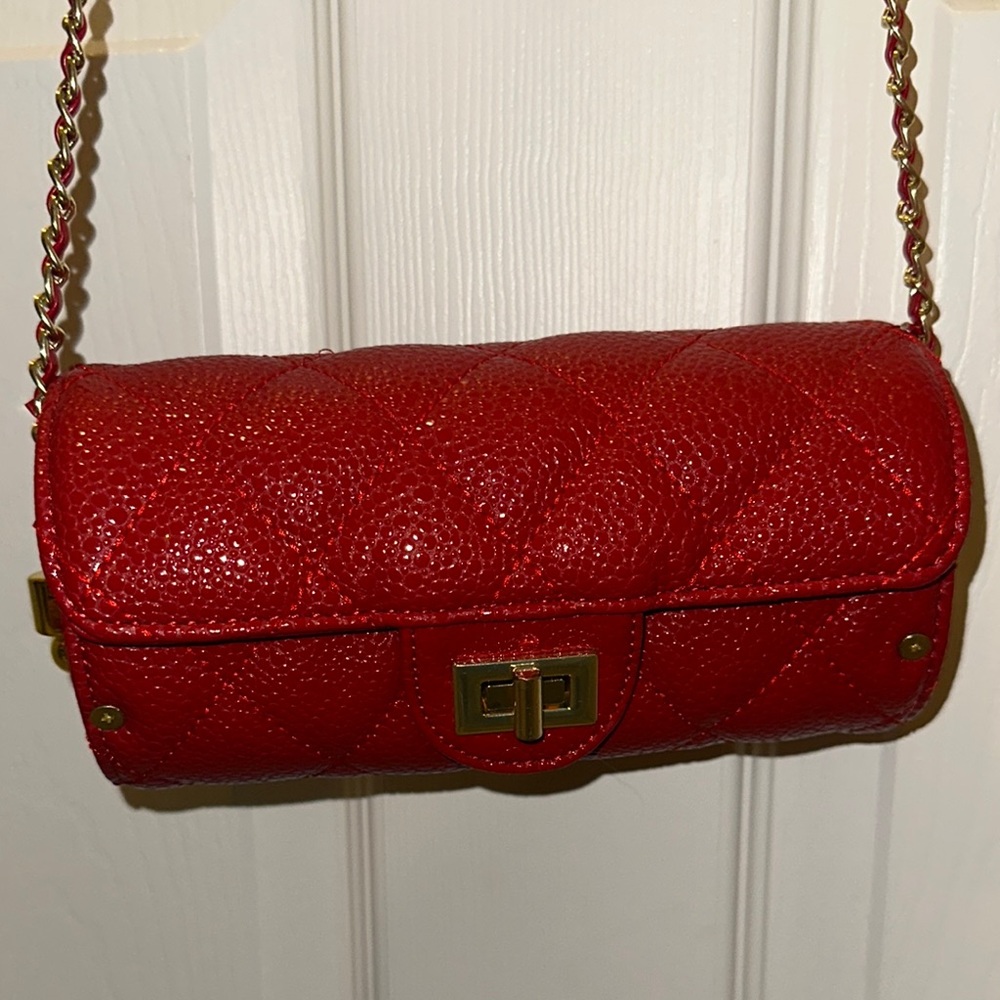 Chic Red  Clutch